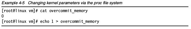 在proc文件系统中修改内核参数